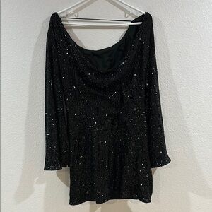 Together Mini Embellished Sequin Dress
